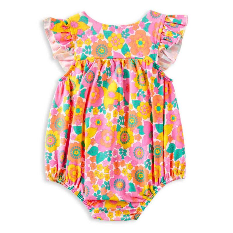 Milky Groovy Garden Playsuit 00-1Y image number 1
