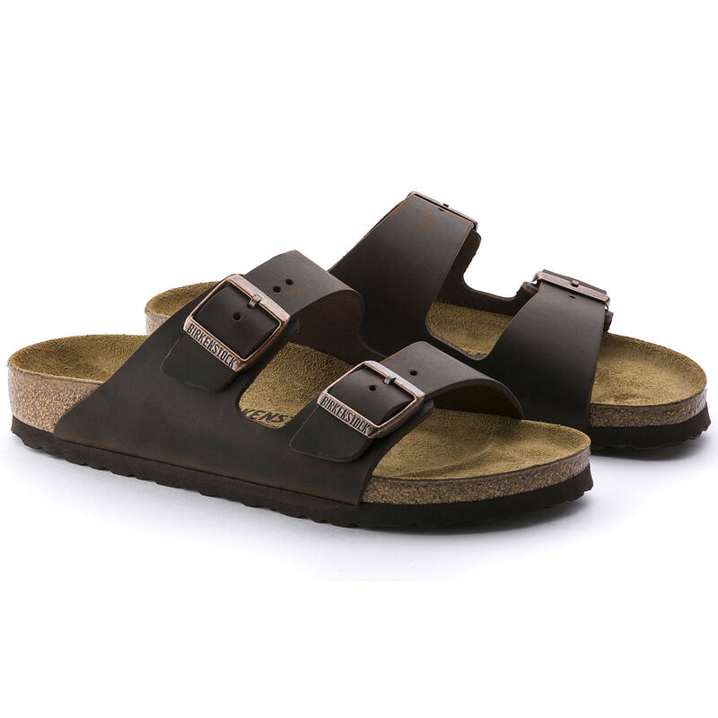Birkenstock Arizona Oiled Leather Habana Regular Width Sandal image number 1