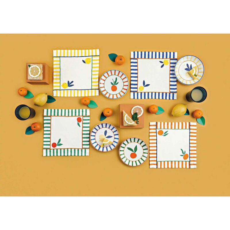 Danica Citrus Burst Appetizer Set Of 4 Plates image number 1