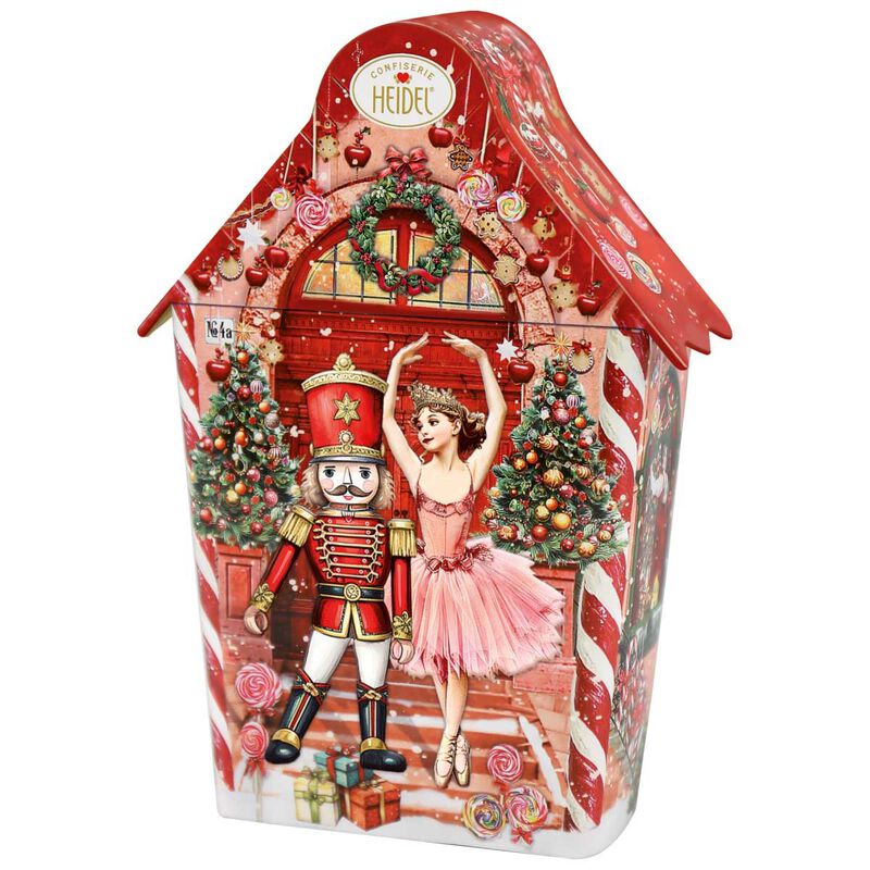 Heidel Xmas Fairy Tale Cottage Choc Minis, Praline & Milk Cream Chocs 74g image number 0