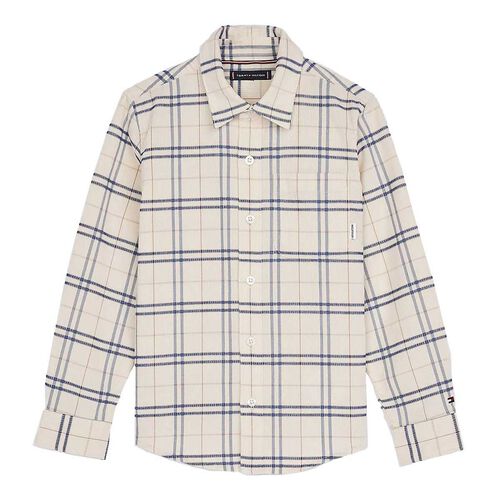 Tommy Hilfiger Mixed Check Regular Fit LS Shirt  4-7Y