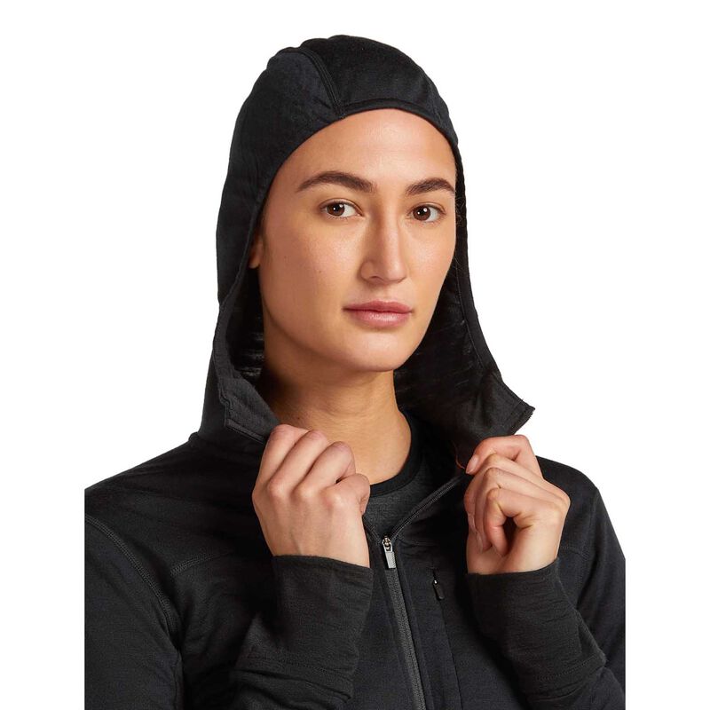 Icebreaker W Merino 300 RealFleece Descender LS Zip Hoodie image number 2