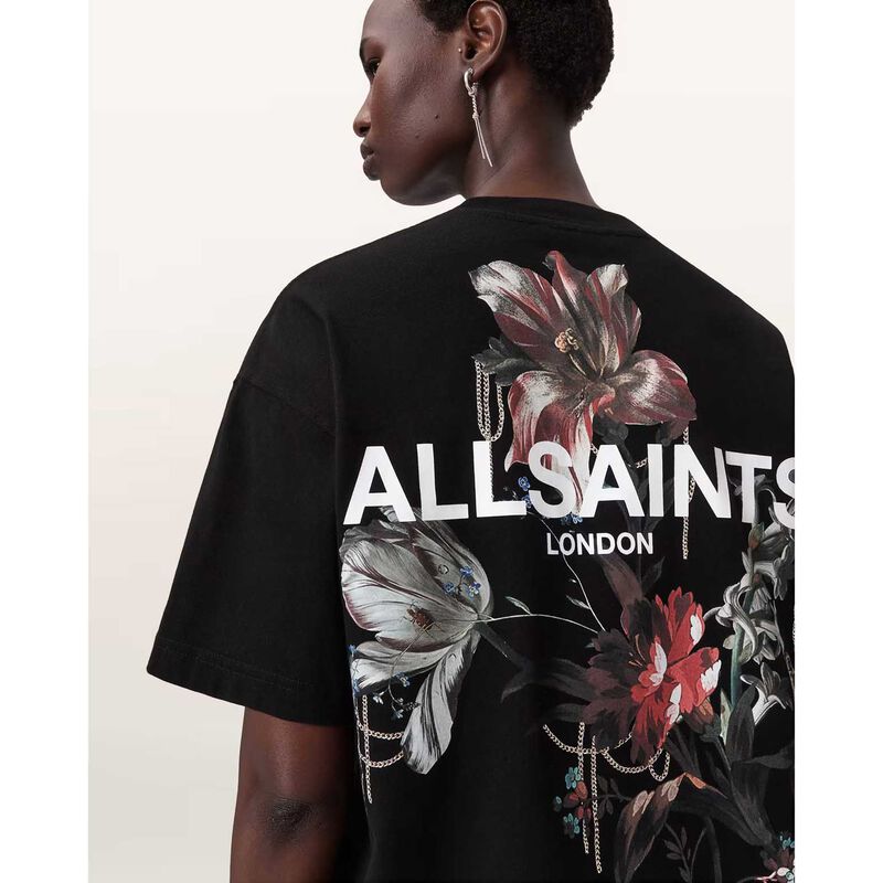 AllSaints Ania Etta Oversized T-Shirt image number 2