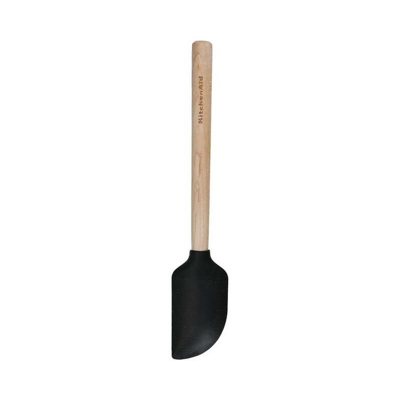 KitchenAid Maple Wood Mini Scraper Spatula image number 0