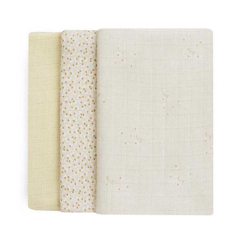 Avery Row Muslin Squares Set of 3 - Wild Chamomile image number 1