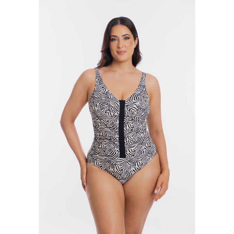 Togs Zurich V-Neck Ruched Swimsuit image number 3