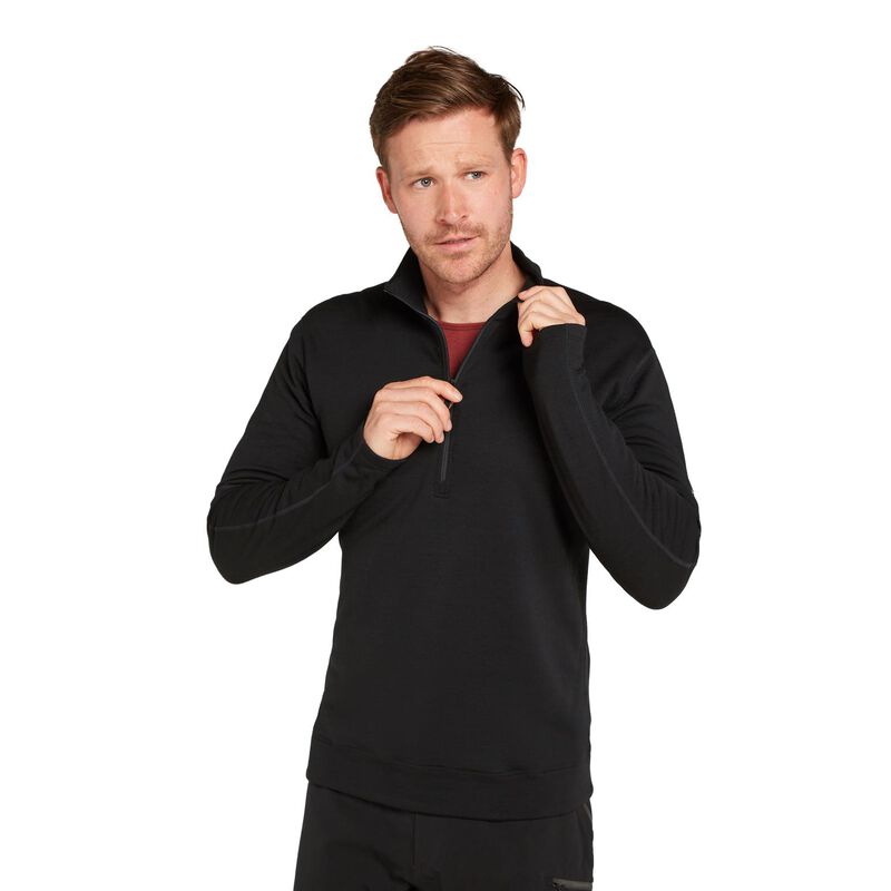 Icebreaker M Merino 360 RealFleece Elemental LS Half Zip image number 0