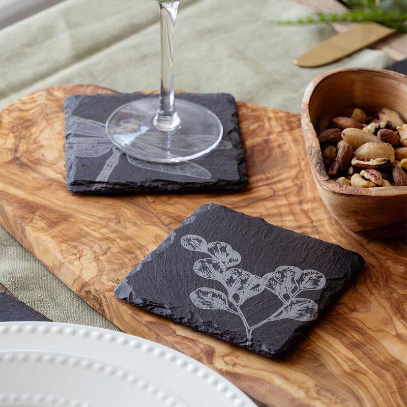 Selbrae House Single Slate Coaster - Flora image number 1
