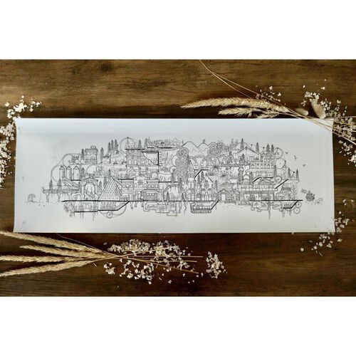 Ellie Compton The Sanctuary Print 700x250 Unframed