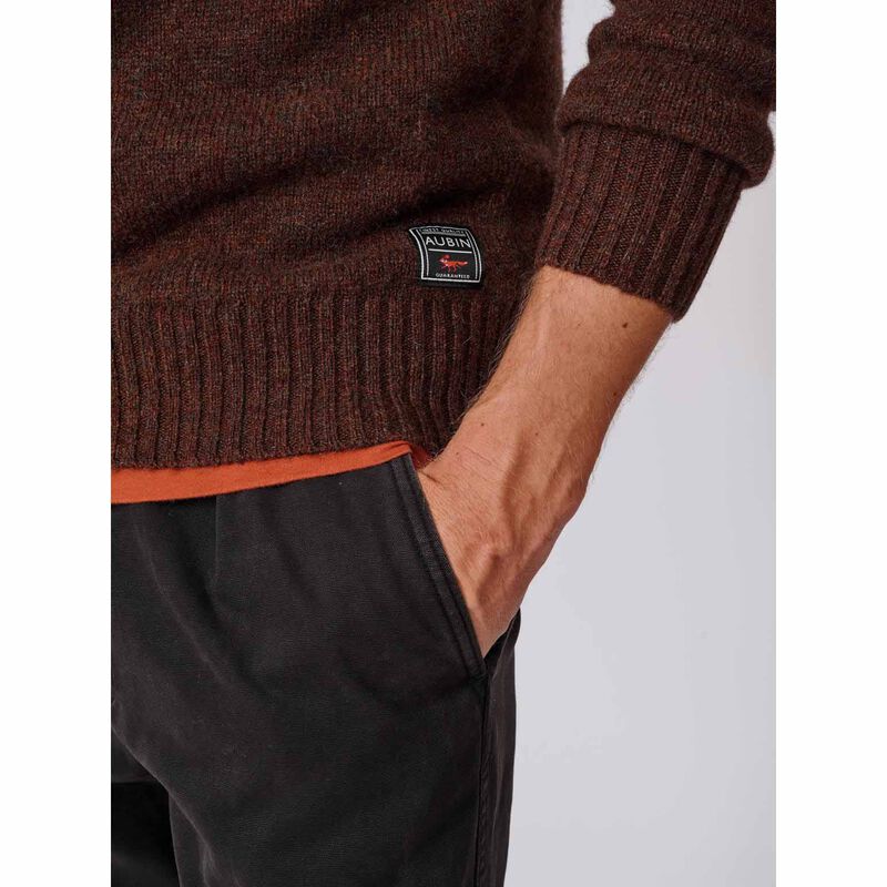 Aubin Prestwick Shetland Crew Neck Jumper image number 2