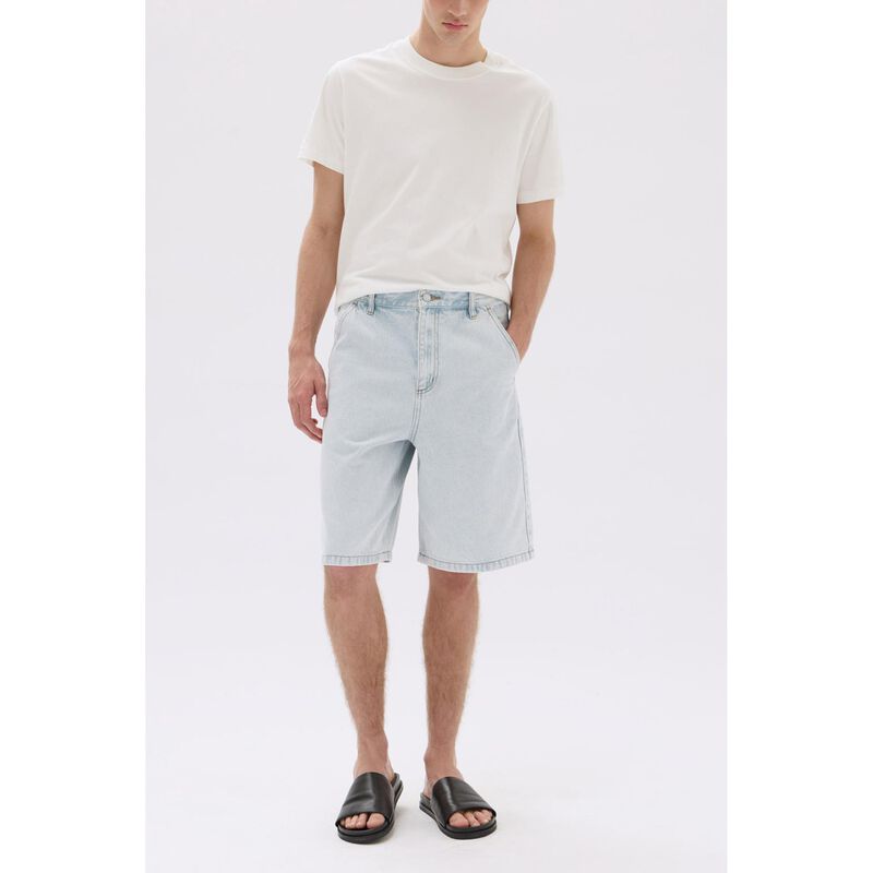 Assembly Label Relaxed Denim Short Bleach image number 3