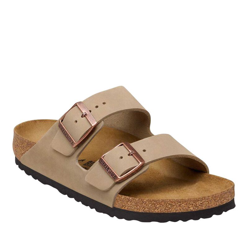 Birkenstock Arizona Oiled Leather Tobacco Regular Width Sandal image number 0