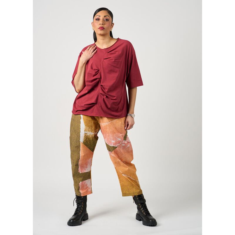 La Vaca Loca Cropped Printed Pants image number 2