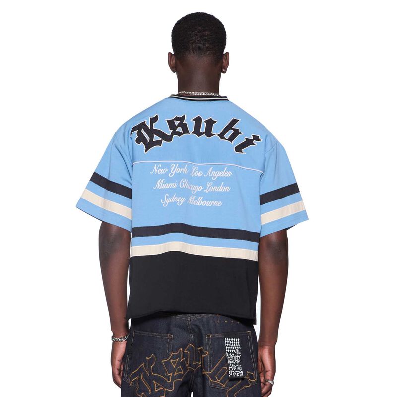 Ksubi Idol Duke Ss Jersey Nue Blue image number 1