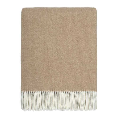 Baya Mosman 100% Merino Wool Throw 140x200cm - Sand