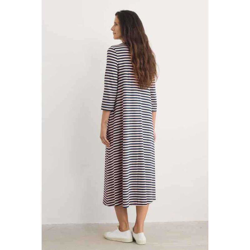 Seasalt Cornwall 3/4 Ivey Dress Mini Cornish Hessian Maritime image number 1