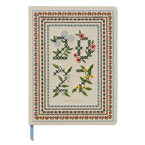 Rifle Paper Co. 2027 12-Month Heritage Embroidered Bookbound Planner