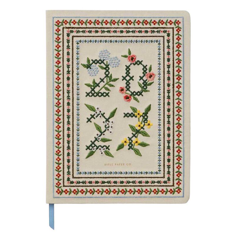 Rifle Paper Co. 2027 12-Month Heritage Embroidered Bookbound Planner image number 0