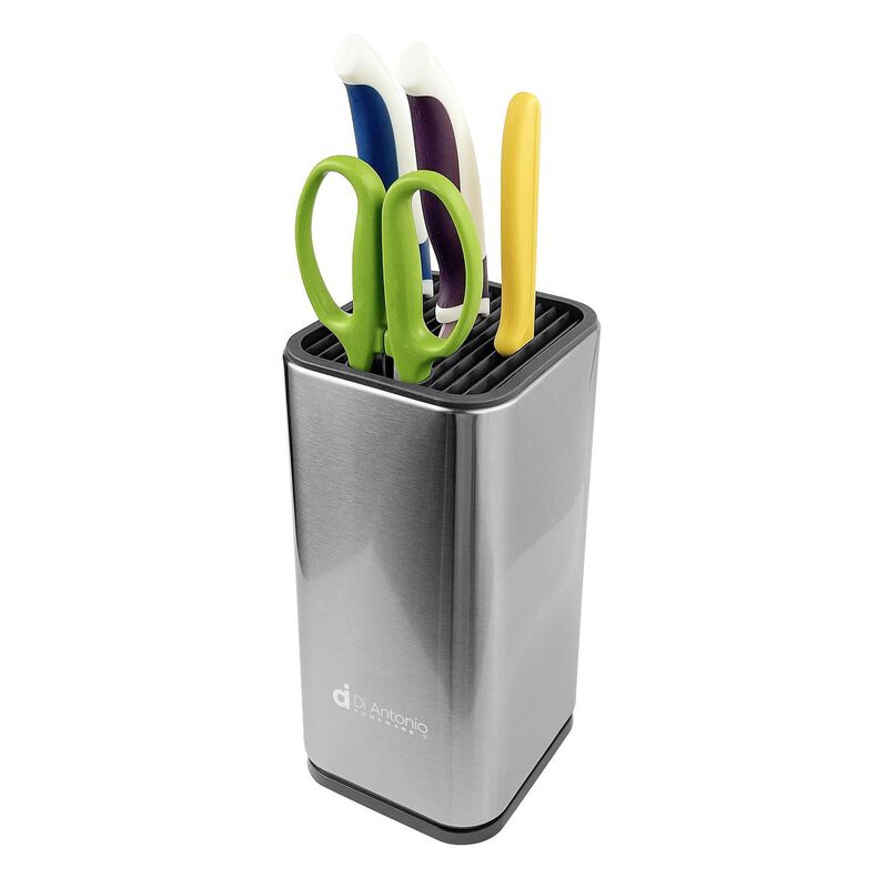 Di Antonio Stainless Steel Knife Block 235x100x100mm image number 1
