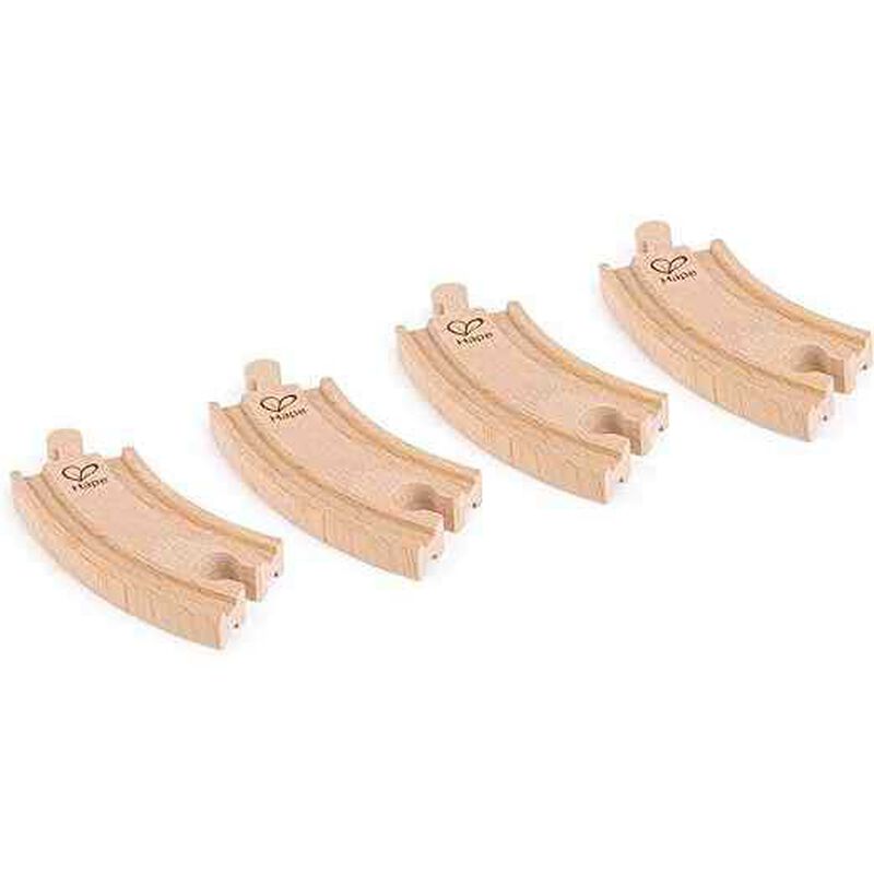 Hape Track 4Pcs Short Curved image number 0