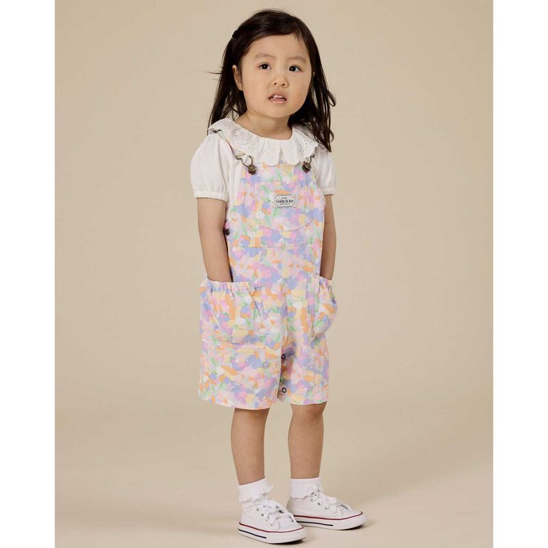 Goldie + Ace Laura Puff Sleeve Collar Top 3-5Y image number 1