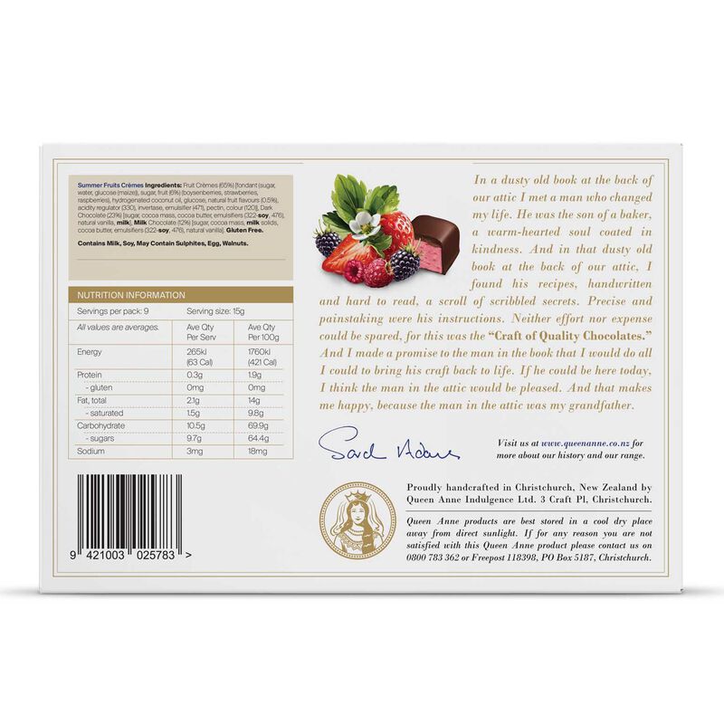 Queen Anne Summer Fruit Cr&egrave;mes 140g image number 1