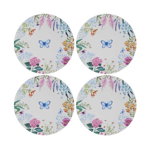 Maxwell & Williams Botanica Round Cork Back Placemat 32cm Set Of 4
