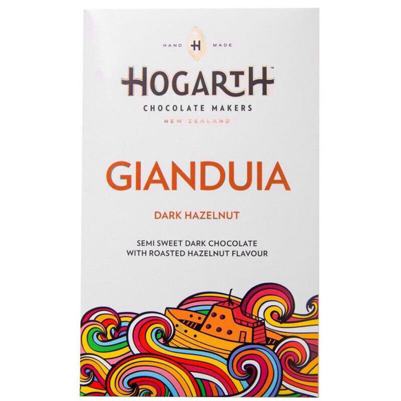 Hogarth Gianduia Dark Hazelnut Chocolate Bar 70g image number 0