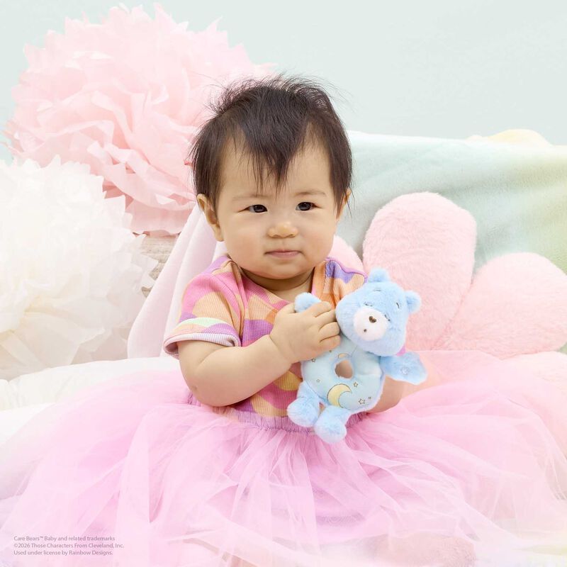 Care Bears Baby Ring Rattle - Bedtime Bear image number 1