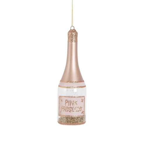 Sass & Belle Lets Celebrate Pink Prosecco Hanging Decoration