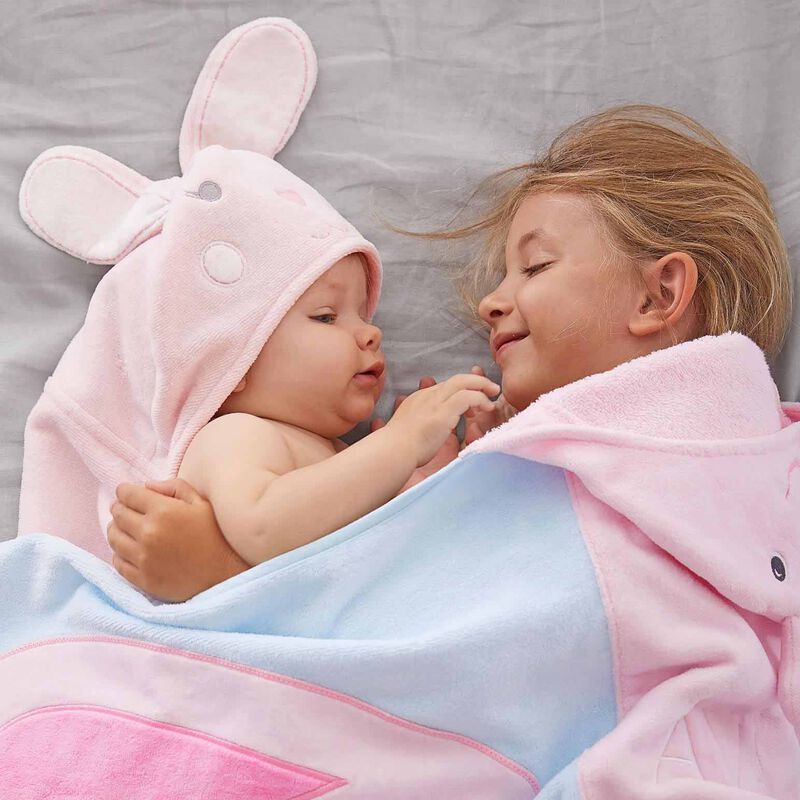 Pottery Barn Kids Bunny Nursery Critter Wrap Pink image number 3
