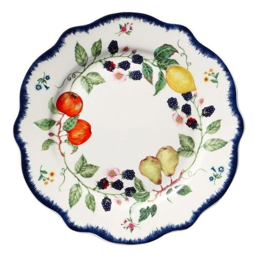 Casa Domani Frutta Scallop Rim Plate 19cm
