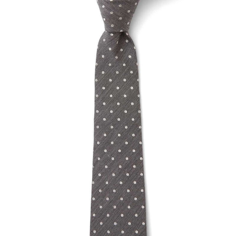 Cambridge Matte Polkadot 7.5cm Tie image number 4