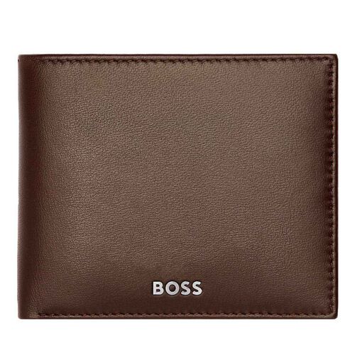 Hugo Boss Leather Wallet Classic Smooth Brown
