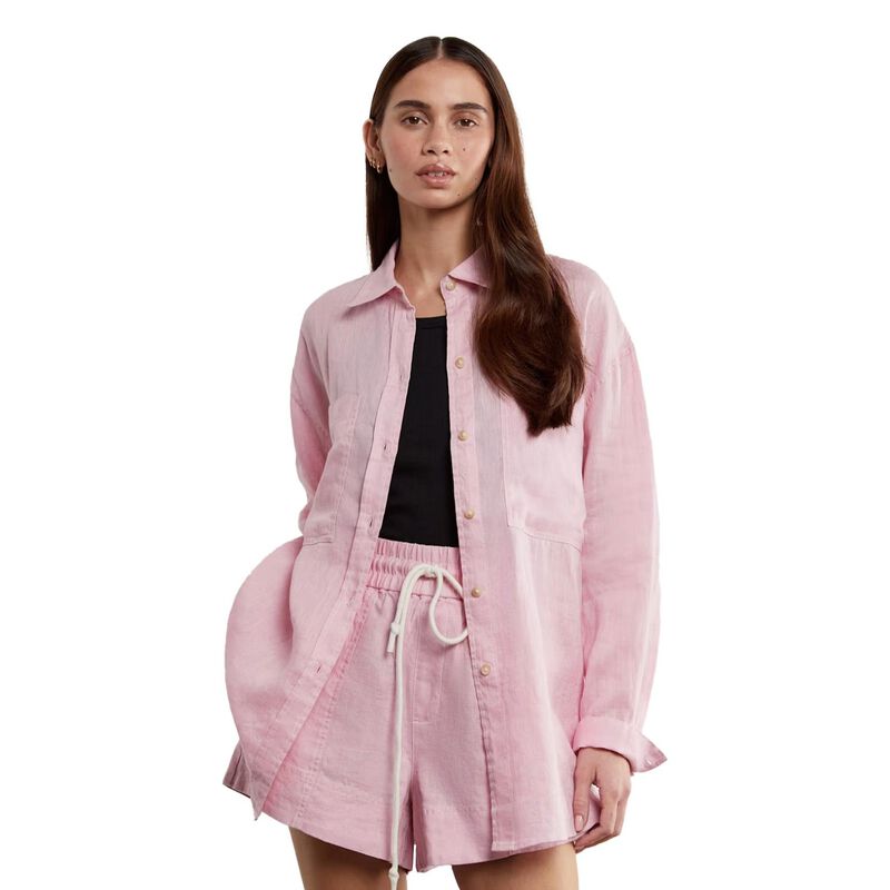 JAG Cindy Linen Oversized Shirt image number 12