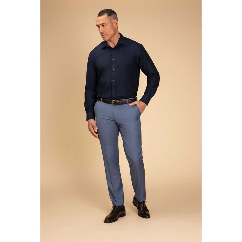 Rembrandt Barbican Navy Jaquard Shirt image number 3