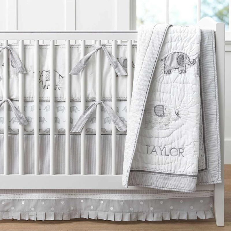 Pottery Barn Kids Taylor Crib Skirt image number 1