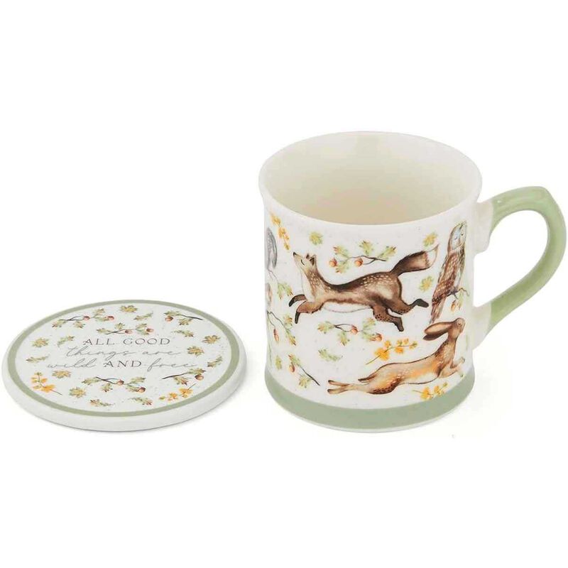 Cooksmart Forest Fable Mug & Coaster Set image number 0