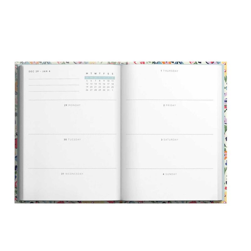 Cath Kidston 2026 Floral Ditsy A6 Linen Diary image number 1