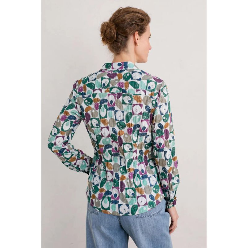 Seasalt Cornwall Larissa Shirt Geo Pebbles Mix image number 1