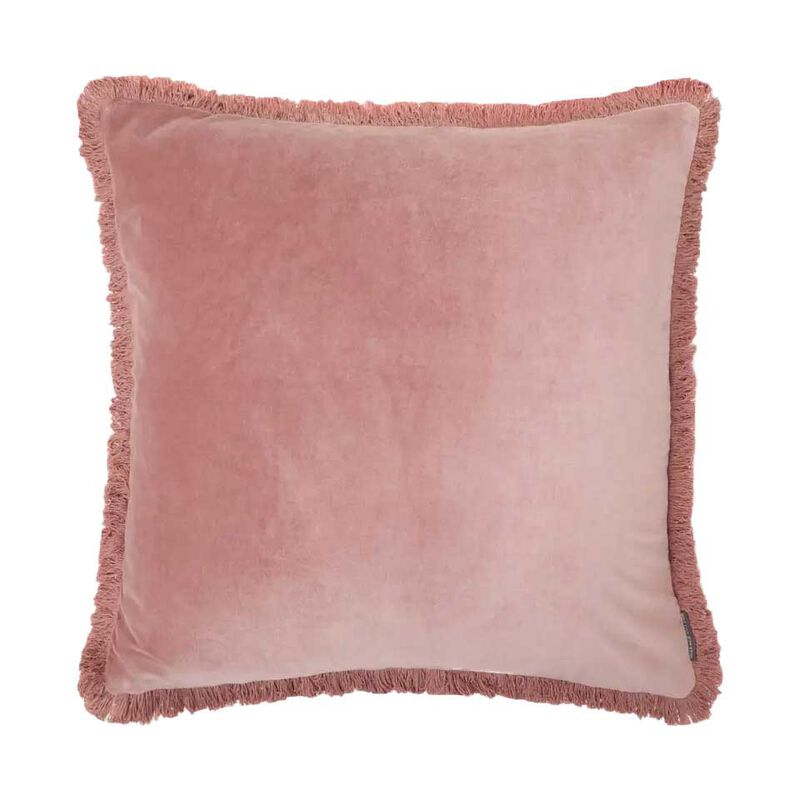 Wallace Cotton Maison Velvet Large Square Fringed Cushion Cover 55X55cm image number 6