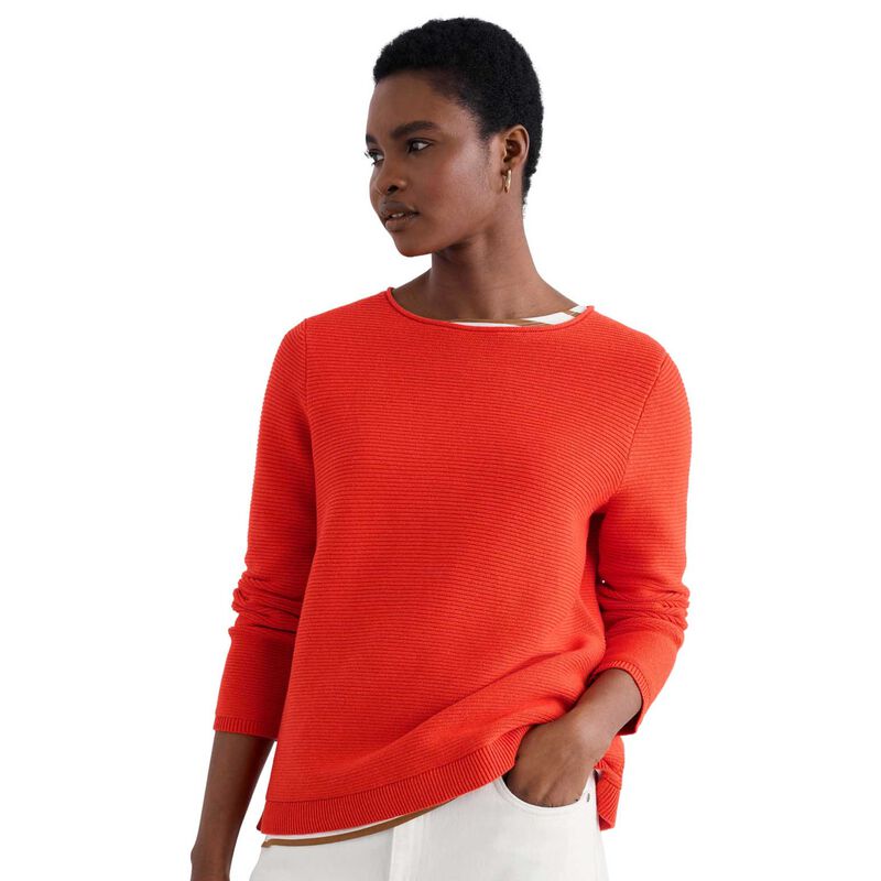 Seasalt Cornwall Makers Jumper Mandarin image number 0