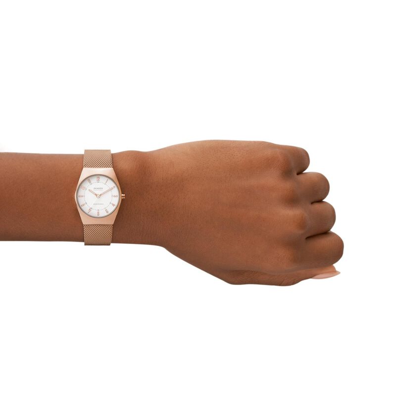Skagen Grenen Lille Solar P Rose Gold Watch SKW3078 image number 2