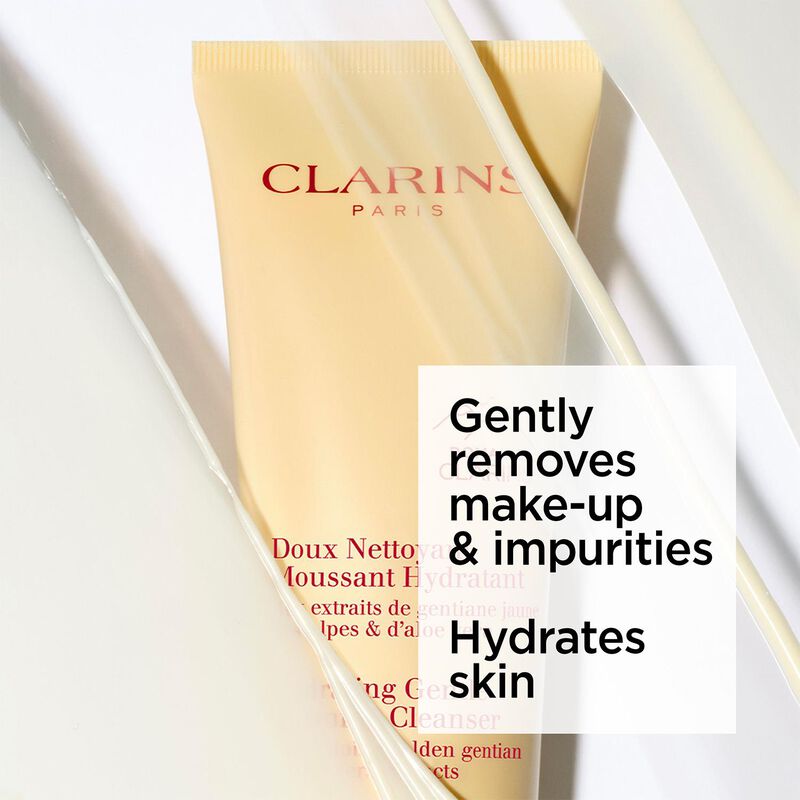 Clarins Gentle Foaming Cleanser Hydrating 125ml image number 2