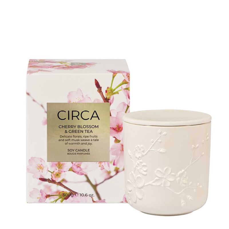 CIRCA Mother's Day Cherry Blossom & Green Tea Candle 300g image number 0