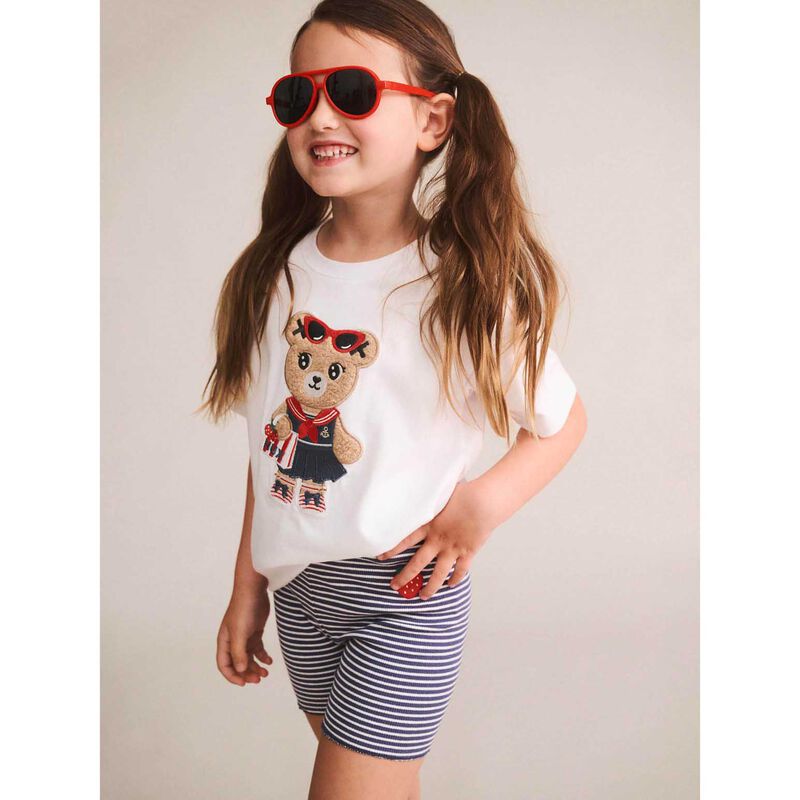 Huxbaby Ink Stripe Rib Bike Short 3-5Y image number 1