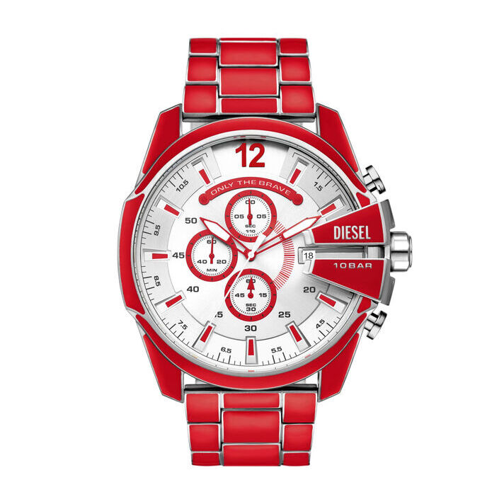 Diesel mega chief chronograph champagne dial men's watch hotsell