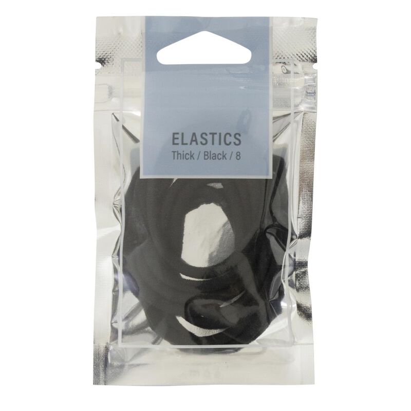 Mae Elasitcs Thick Black (8) image number 0