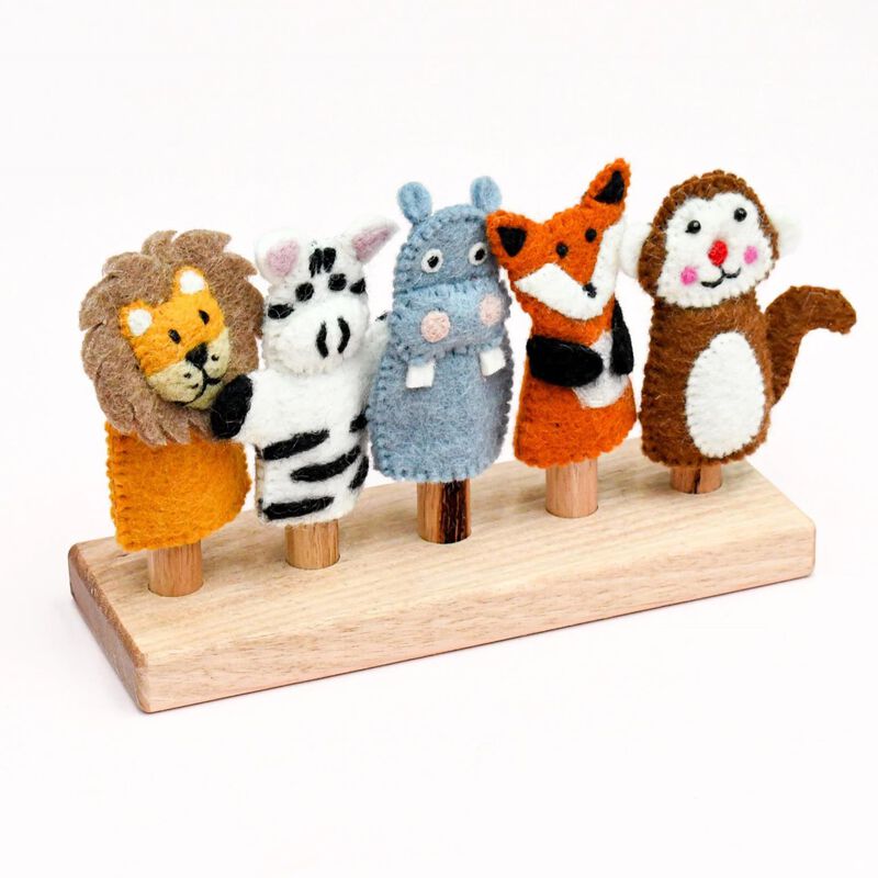 Tara Treasures Finger Puppet Stand image number 1