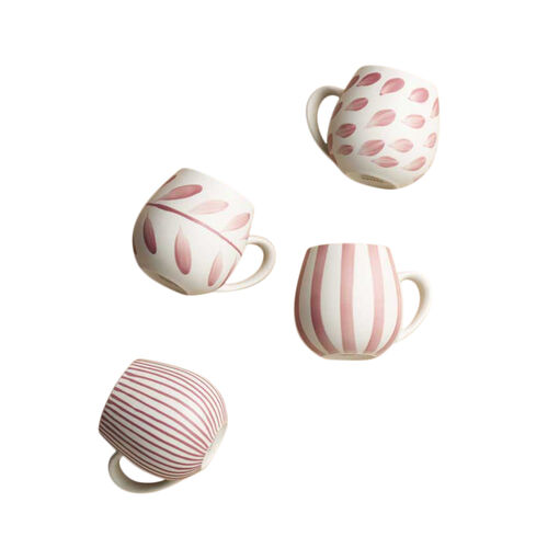 Robert Gordon Rose Brush Hug Mug Set Of 4